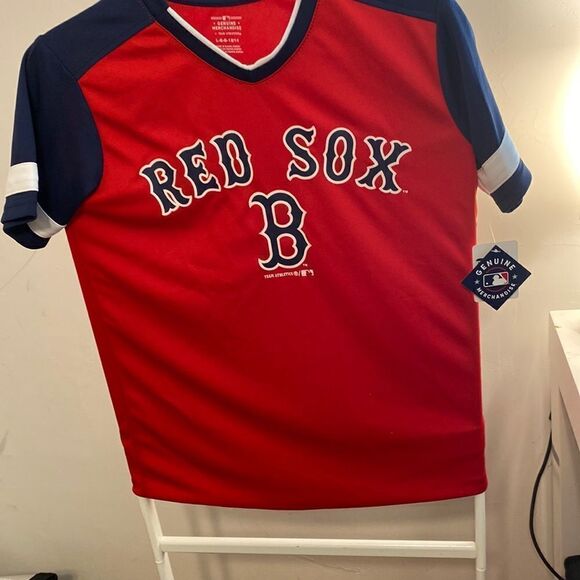 Boys Boston Red Sox shirt size L new - Picture 5 of 10